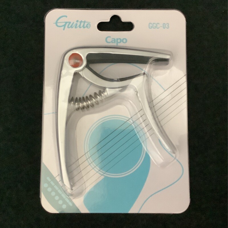 Guitto Guitar Capo Silver