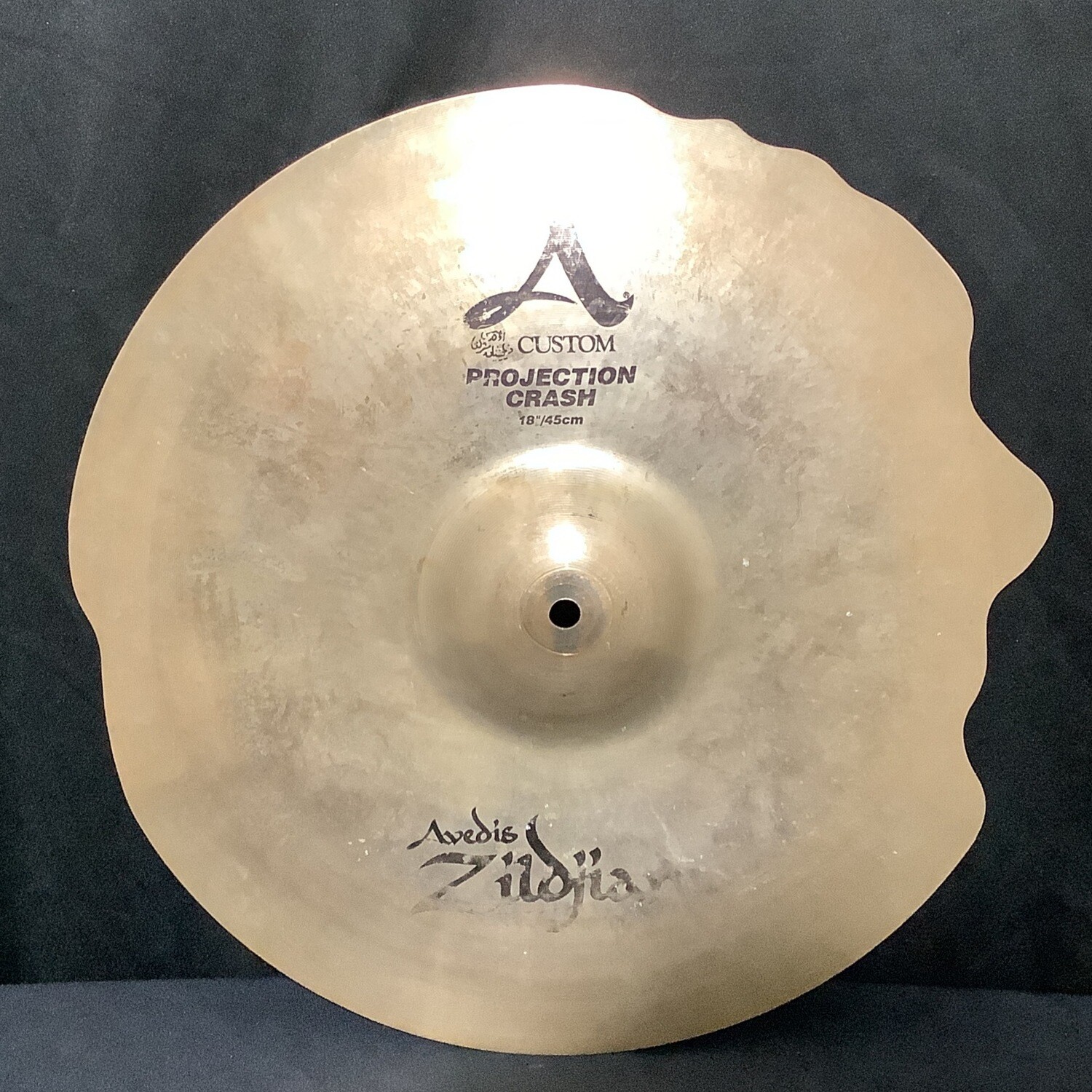 18" Zildjian A Custom Projection Crash Cymbal (Repaired)