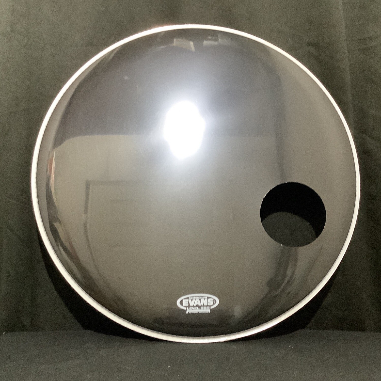 Evans 24" EQ3 Reso Black Bass Drumhead