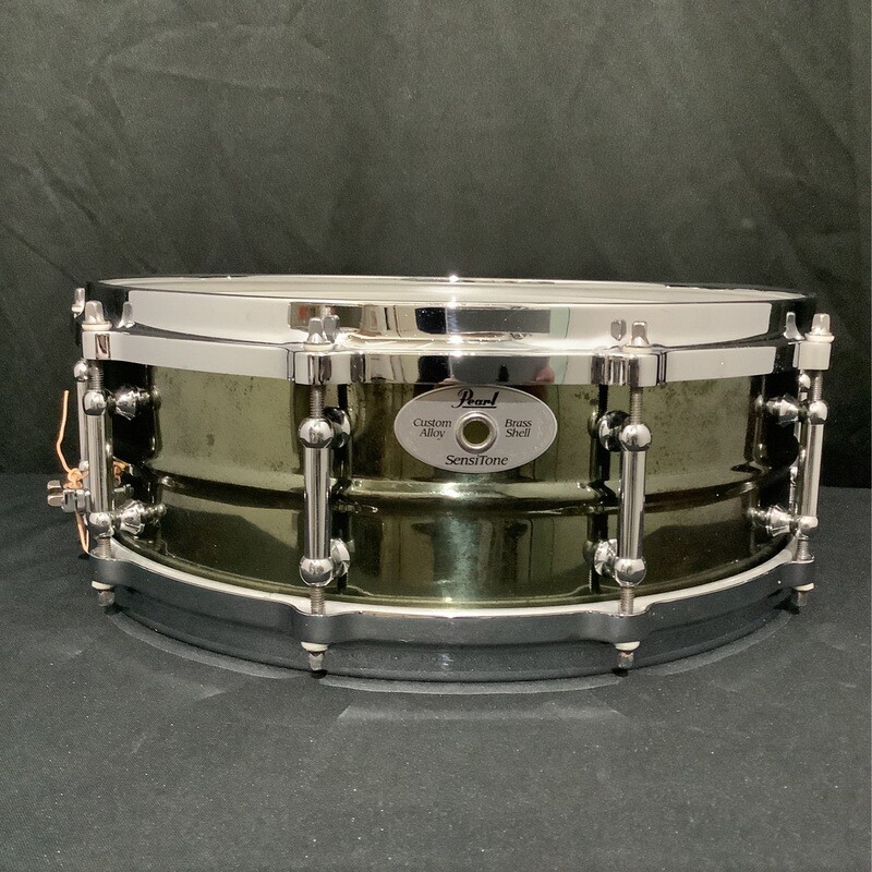 Pearl Custom Alloy Sensitone Brass Snare Drum 14" x 5 1/2"