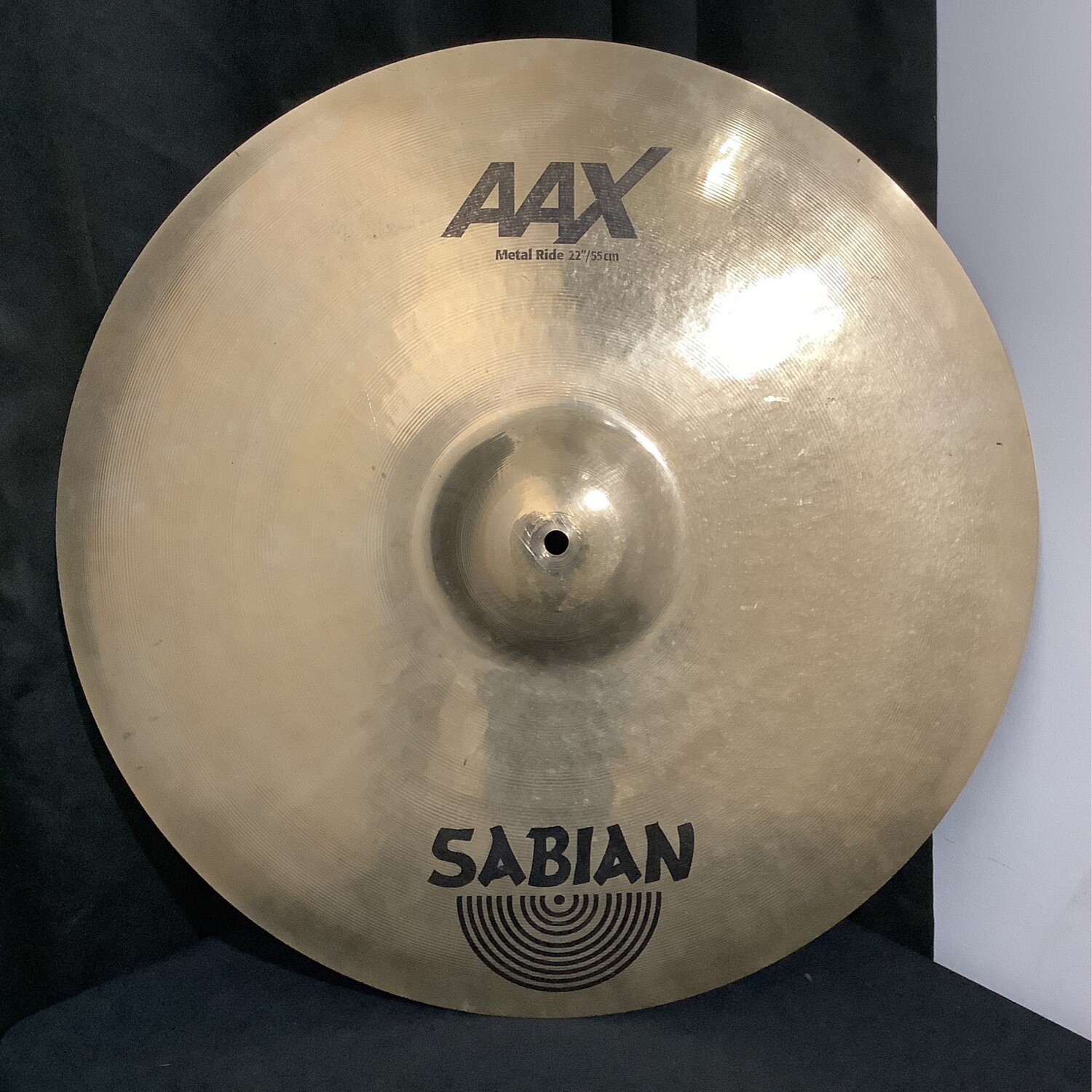 22" AAX Sabian Metal Ride Cymbal