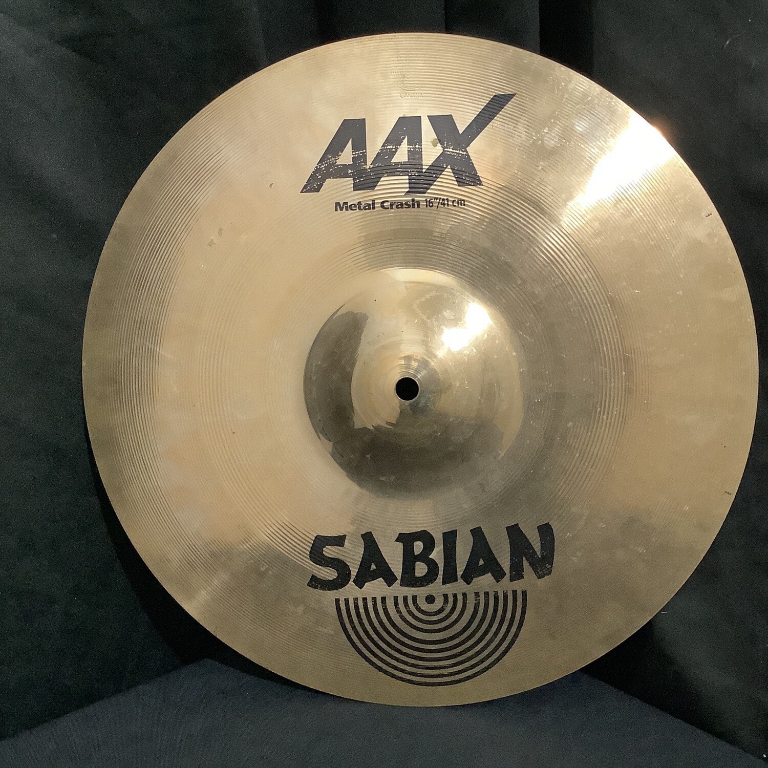 16" AAX Sabian Metal Crash Cymbal