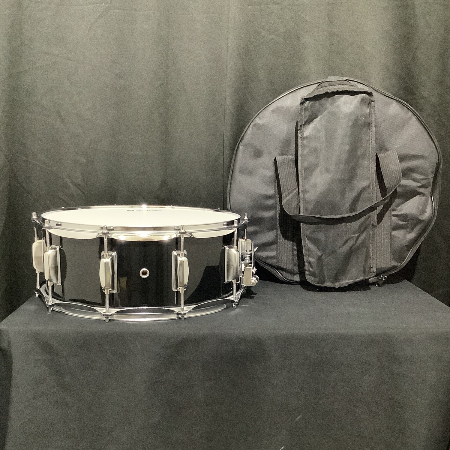 14" Vangoa Black Snare Drum with Bag