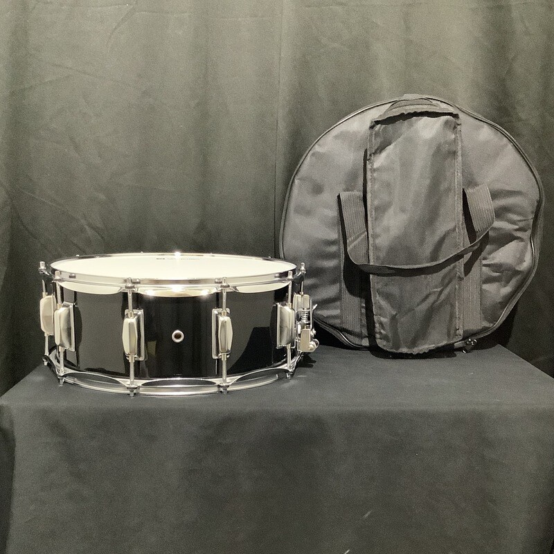 14" Vangoa Black Snare Drum with Bag