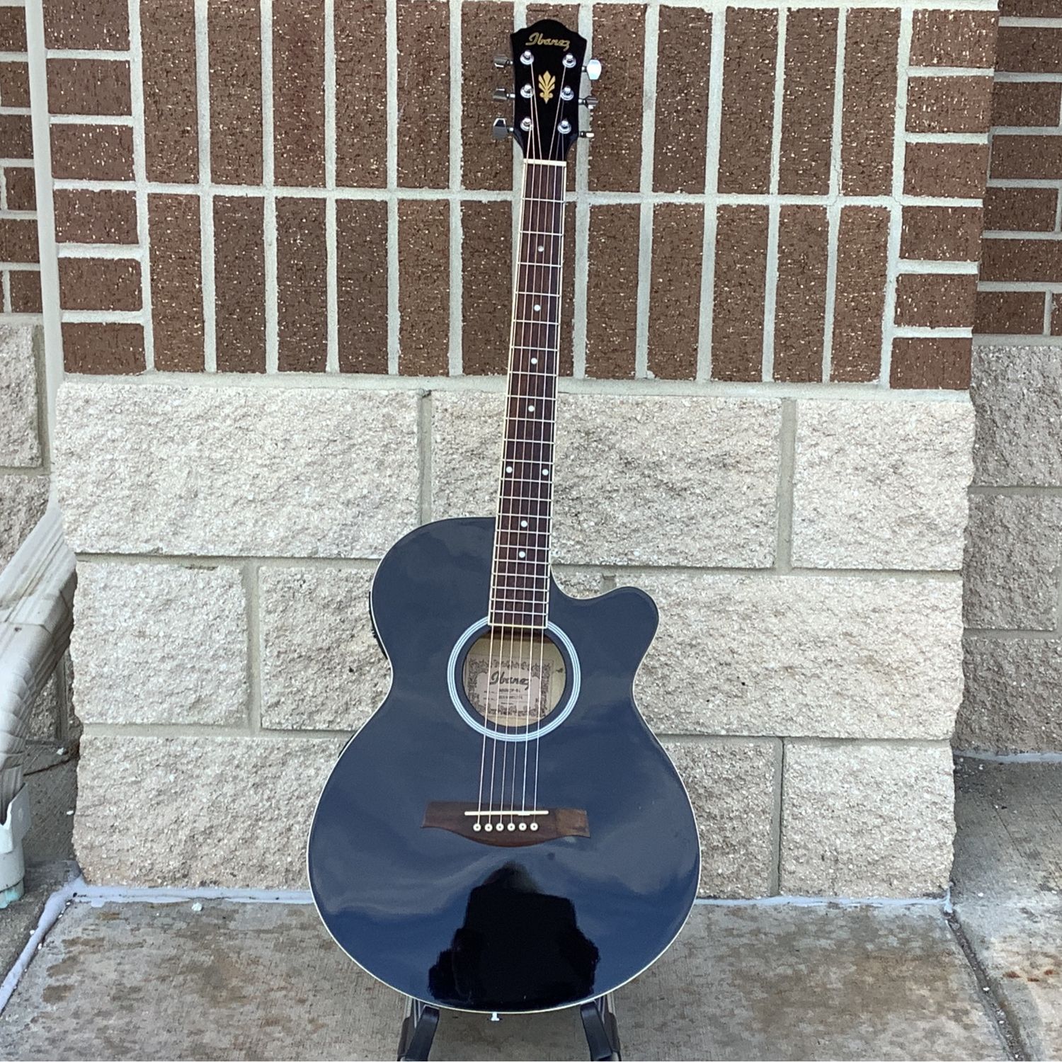 Ibanez AEG5EJP-BK Acoustic Electric Guitar
