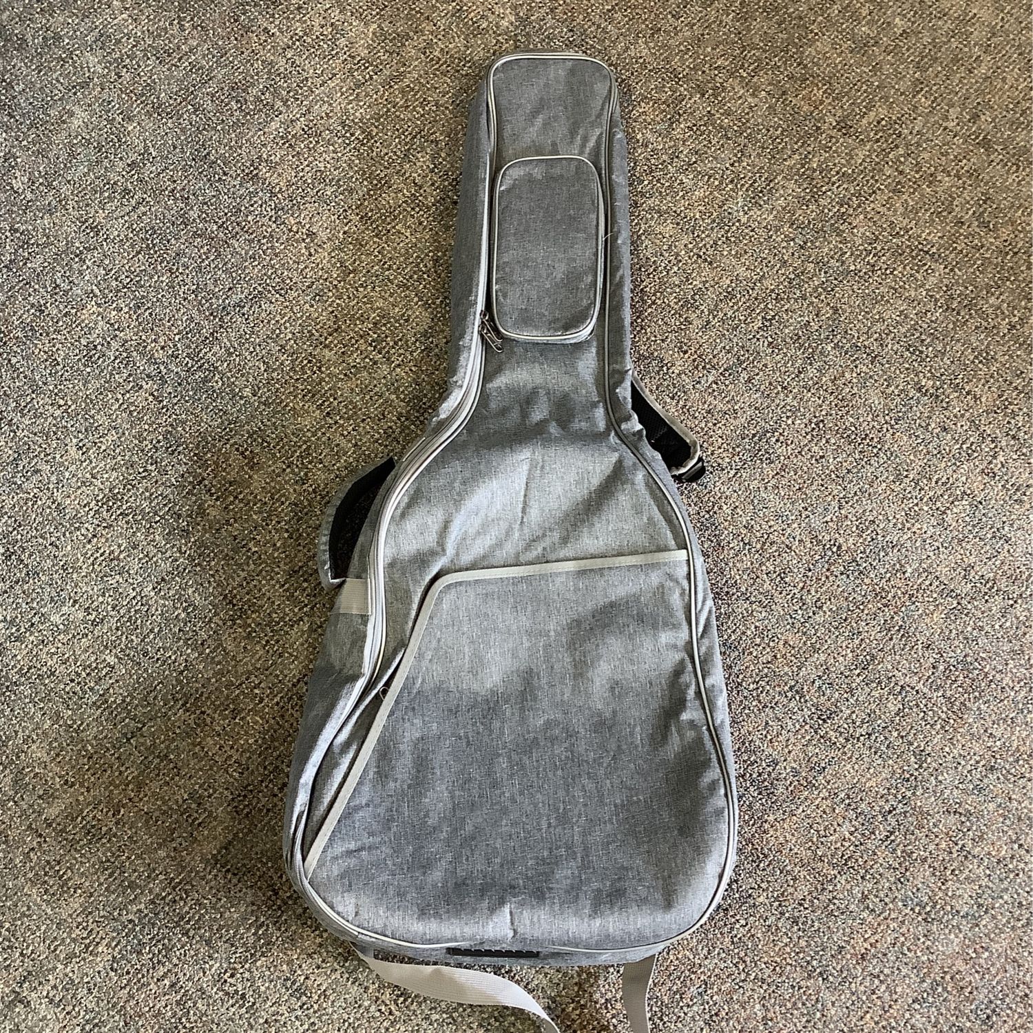 Dreadnought Acoustic Guitar Padded Gig Bag (Gray)