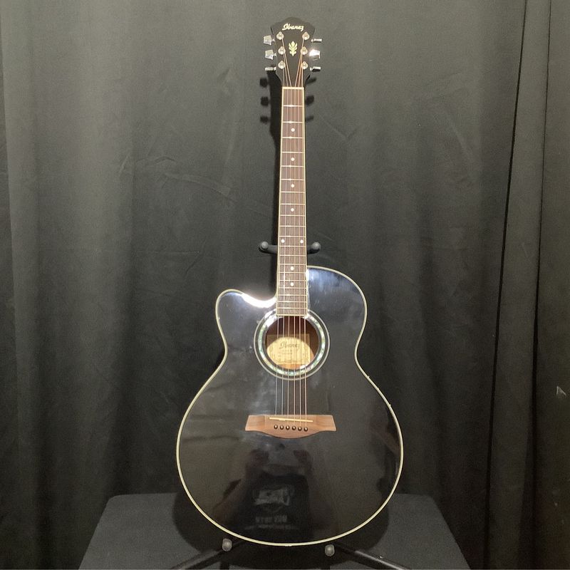 Ibanez Acoustic Electric Guitar Model AEL10LE-BK-14-02 (Left-Handed)