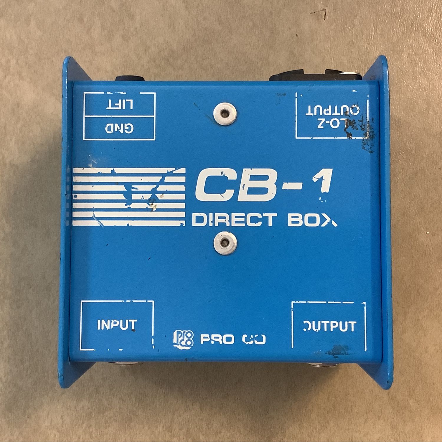 ProCo CB-1 1-Channel Passive Di Direct Box Acoustic Guitar/Bass/Keyboard