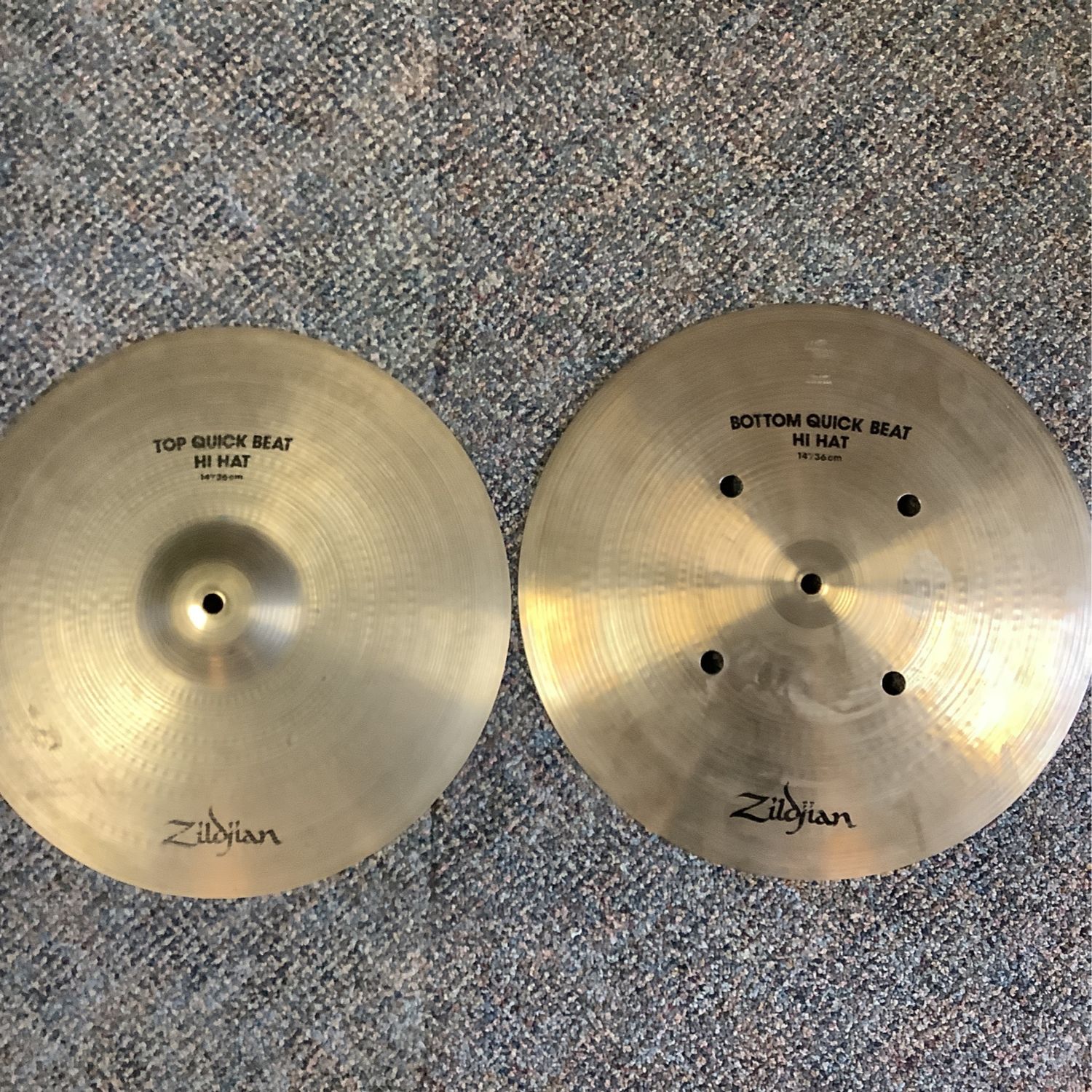 14" Zildjian Quick Beat Hi Hats
