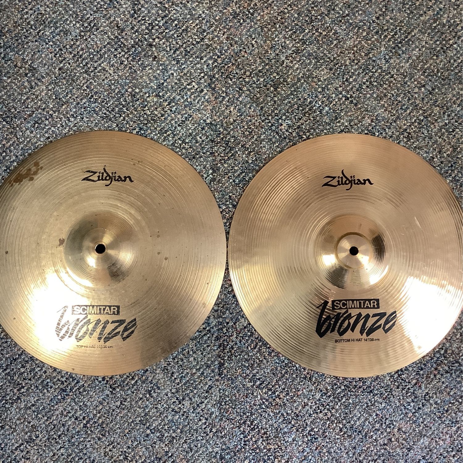 14" Zildjian Scimitar Bronze Hi Hats