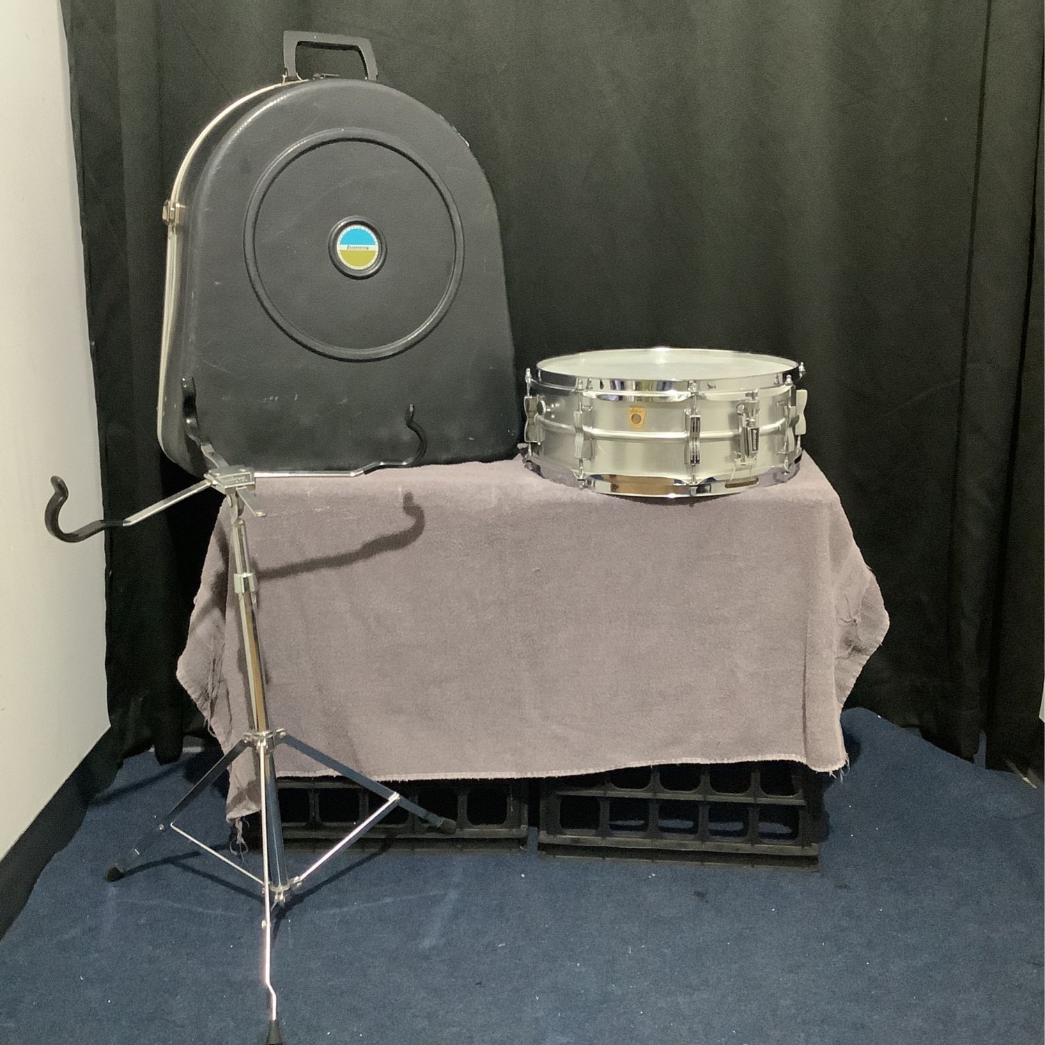 Ludwig No. 404 Acrolite 5 x 14" 8-Lug Aluminum Snare Drum (Keystone Badge)