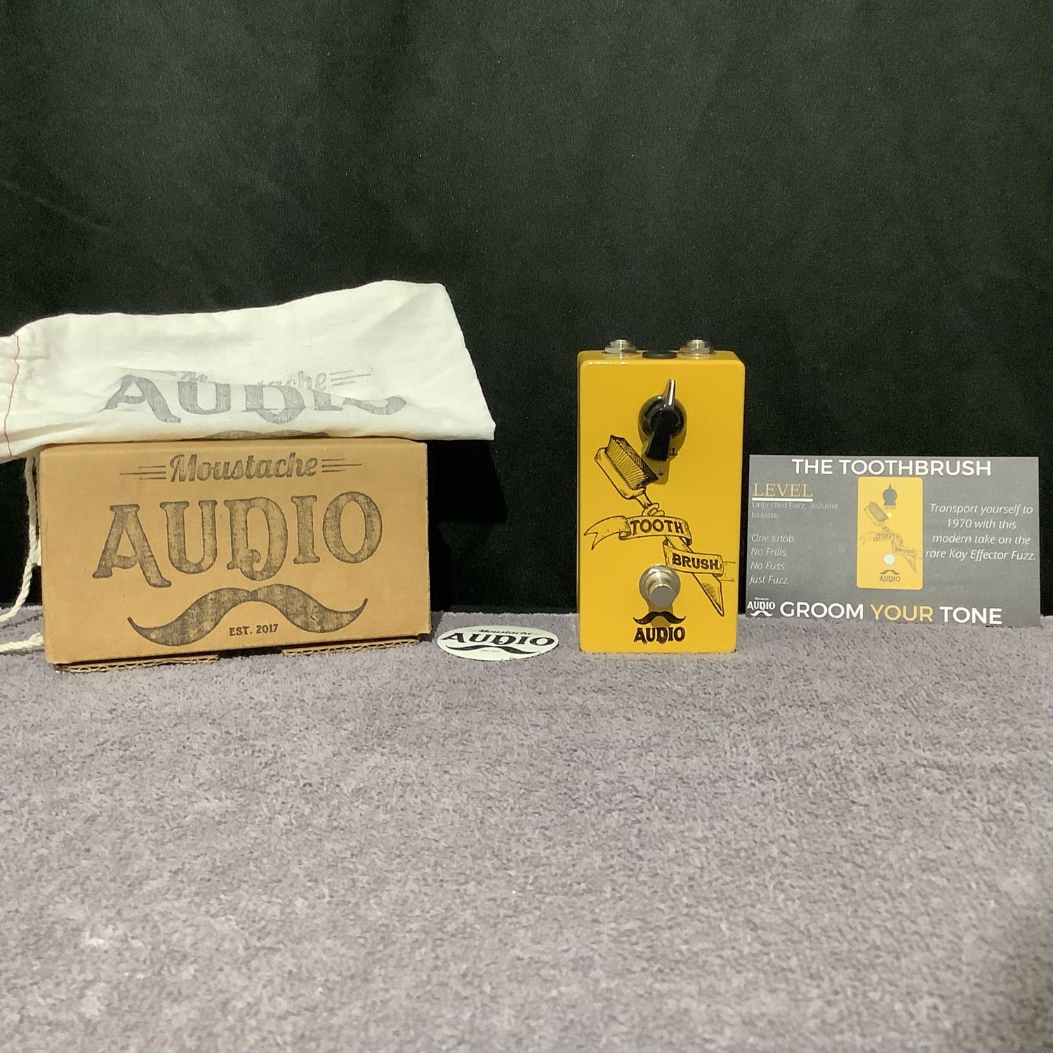 Mustache Audio Toothbrush Fuzz Guitar Pedal