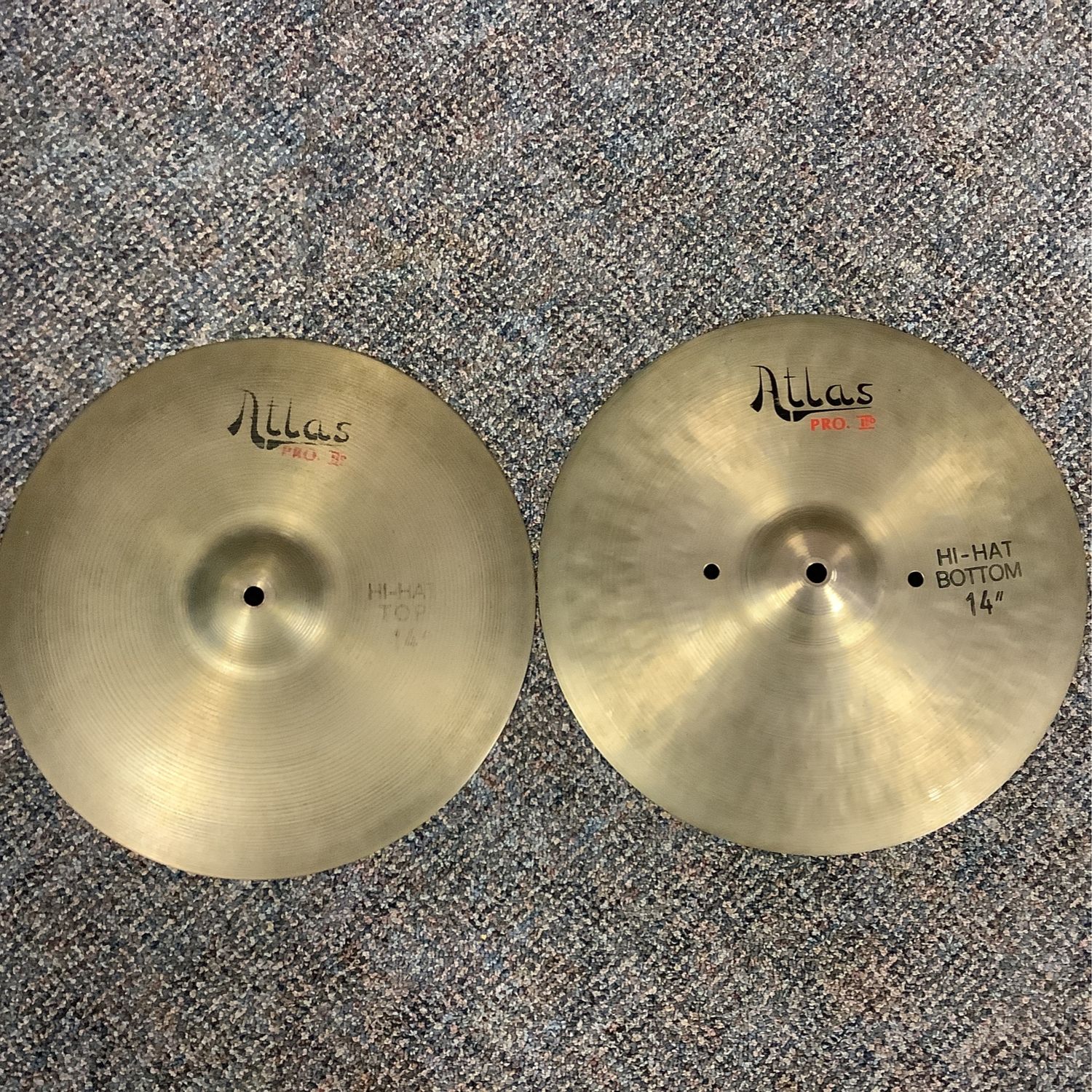 14" UFIP Atlas Pro II Hi Hats