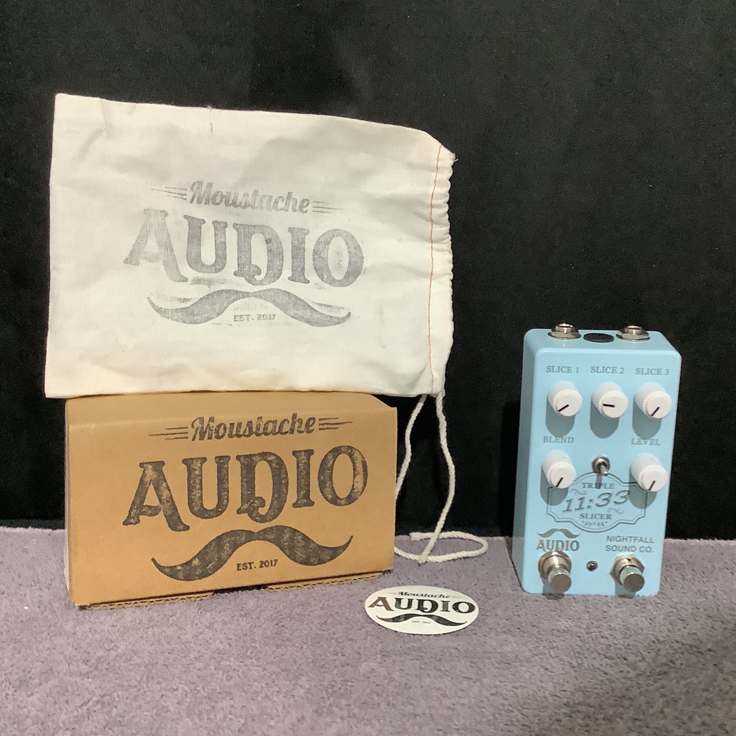 Mustache Audio 11:33 Tremelo Guitar Pedal
