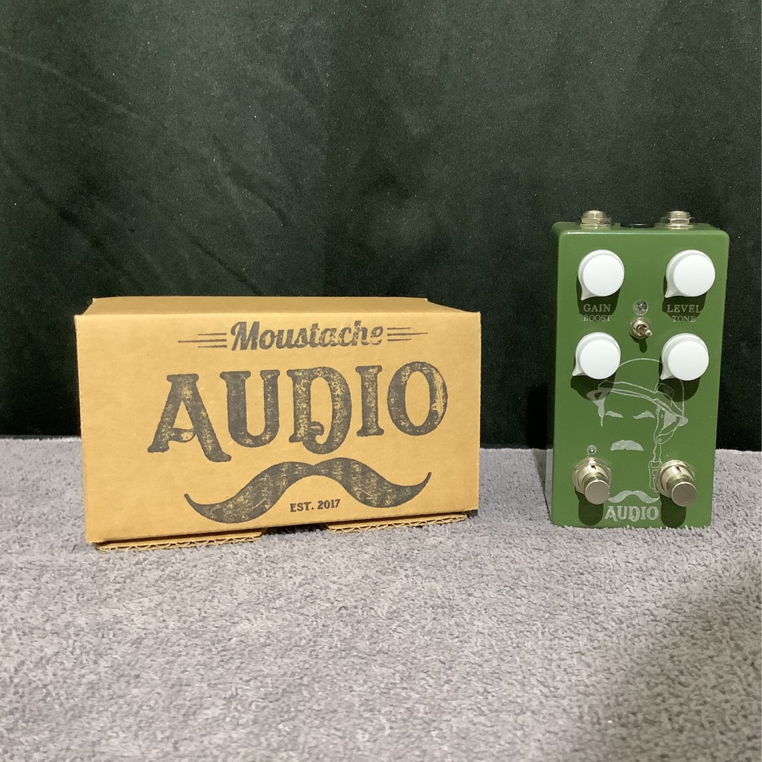 Mustache Audio Chevron V2 Overdrive Guitar Pedal