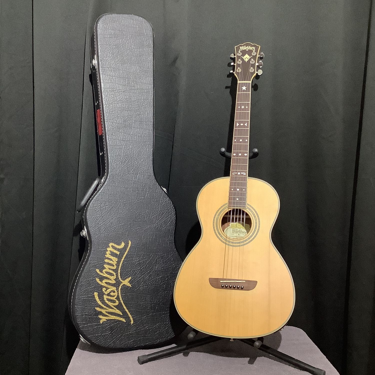 Washburn NP16SENSK Acoustic Electric Guitar w/Case "NEW"