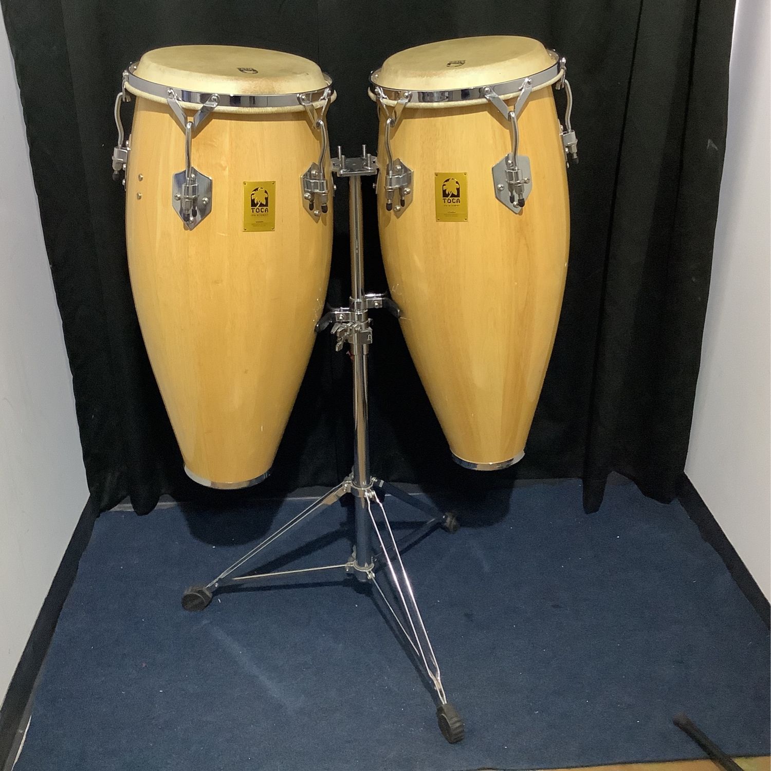 Toca Percussion Kaman Congas w/Stand