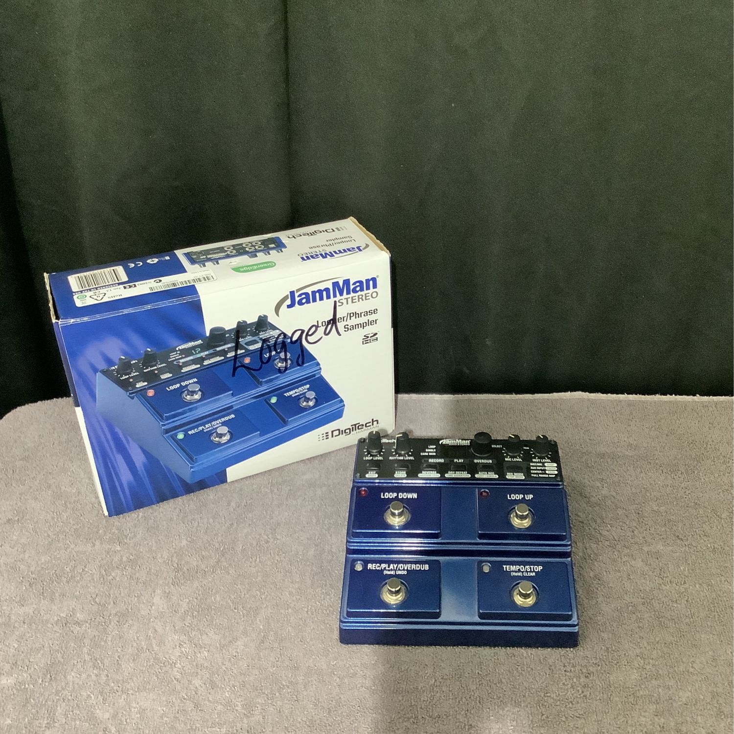 DigiTech JamMan JML2 Stereo Looper/Phrase Sampler Guitar Pedal