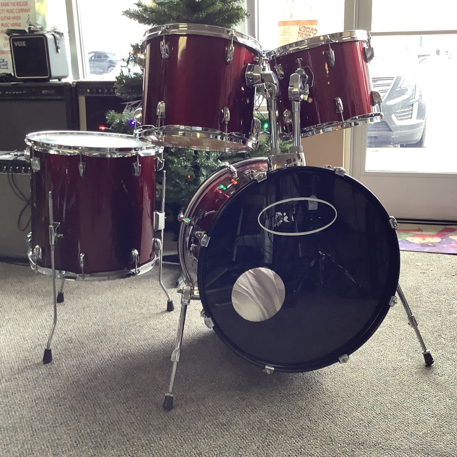 Pacific 12", 13", 16" & 22" Drum Set