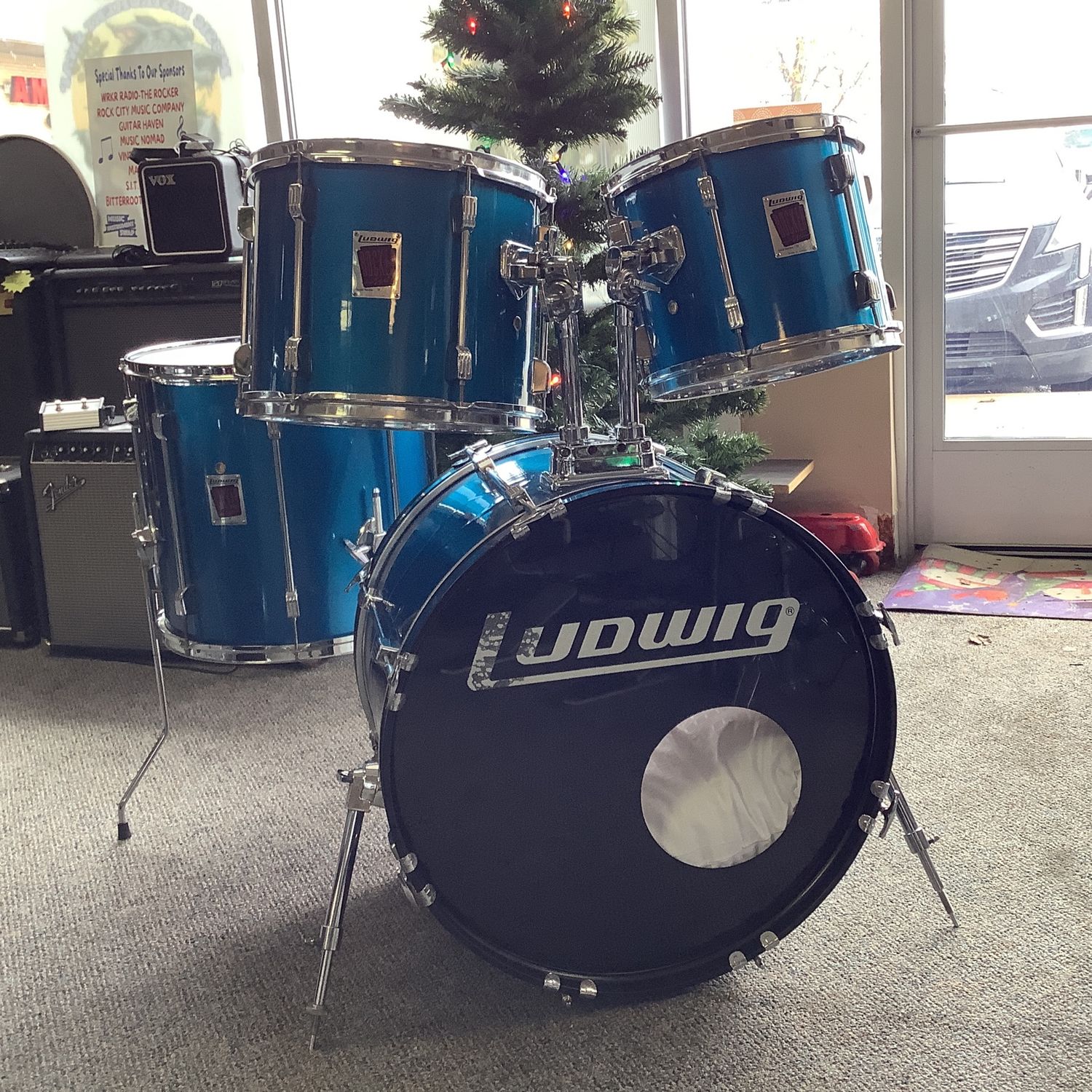 Ludwig Rocker 12", 13" 16" & 22" Drum Set
