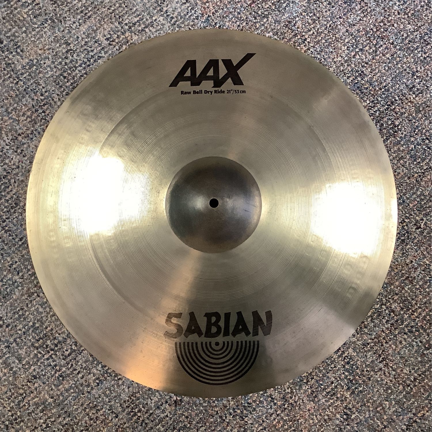 21" Sabian AAX Raw Bell Dry Ride Cymbal