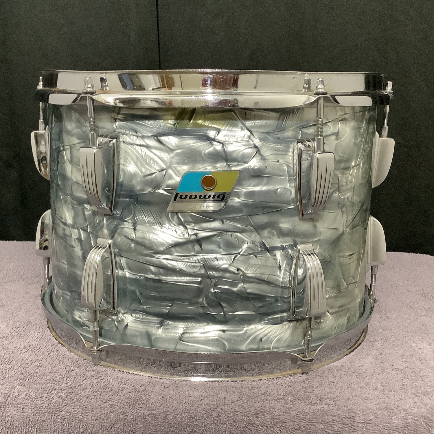 Ludwig 13" x 9" 1976 Sky Blue Pearl Tom Drum