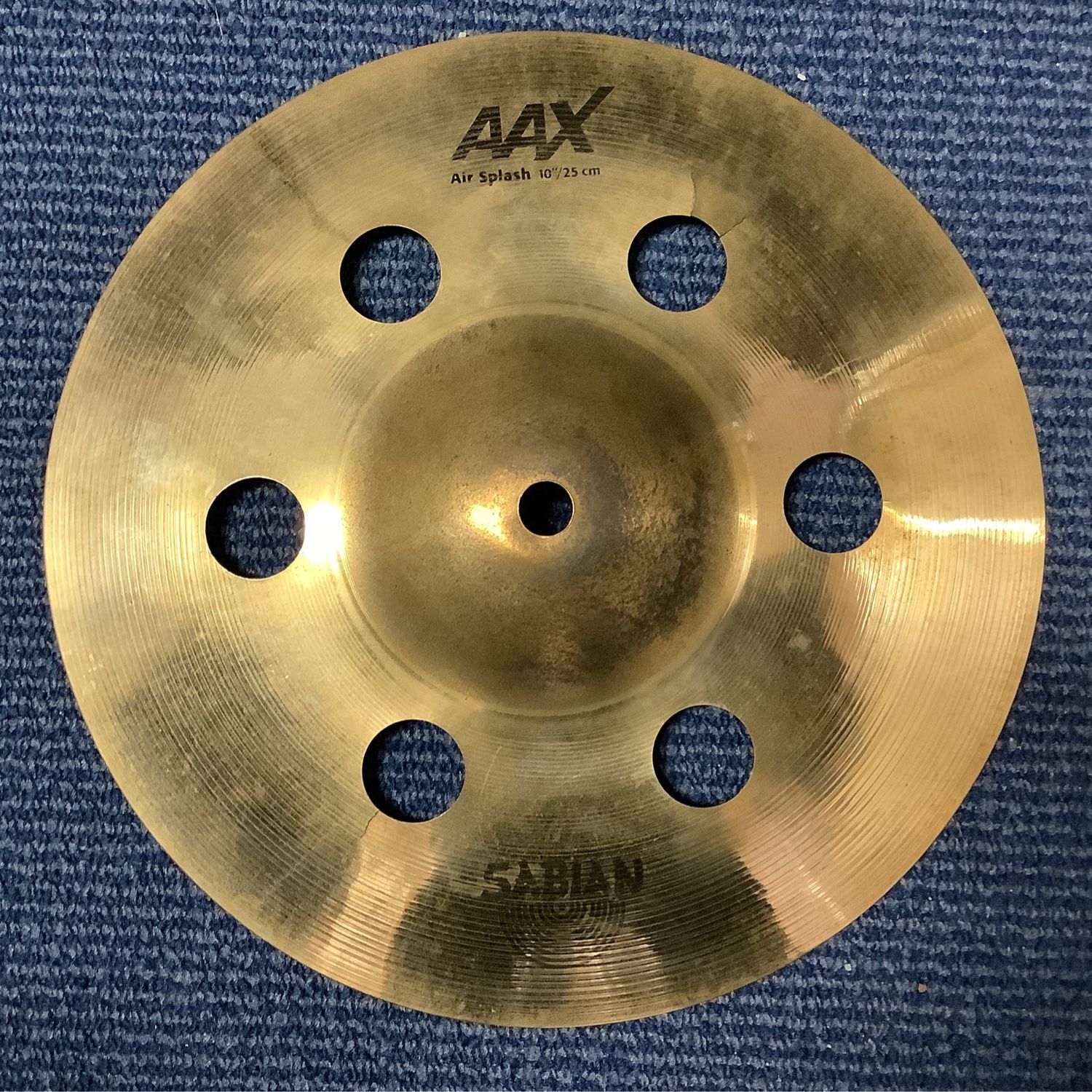 10" Sabian AAX Air Splash Cymbal (Cracked)