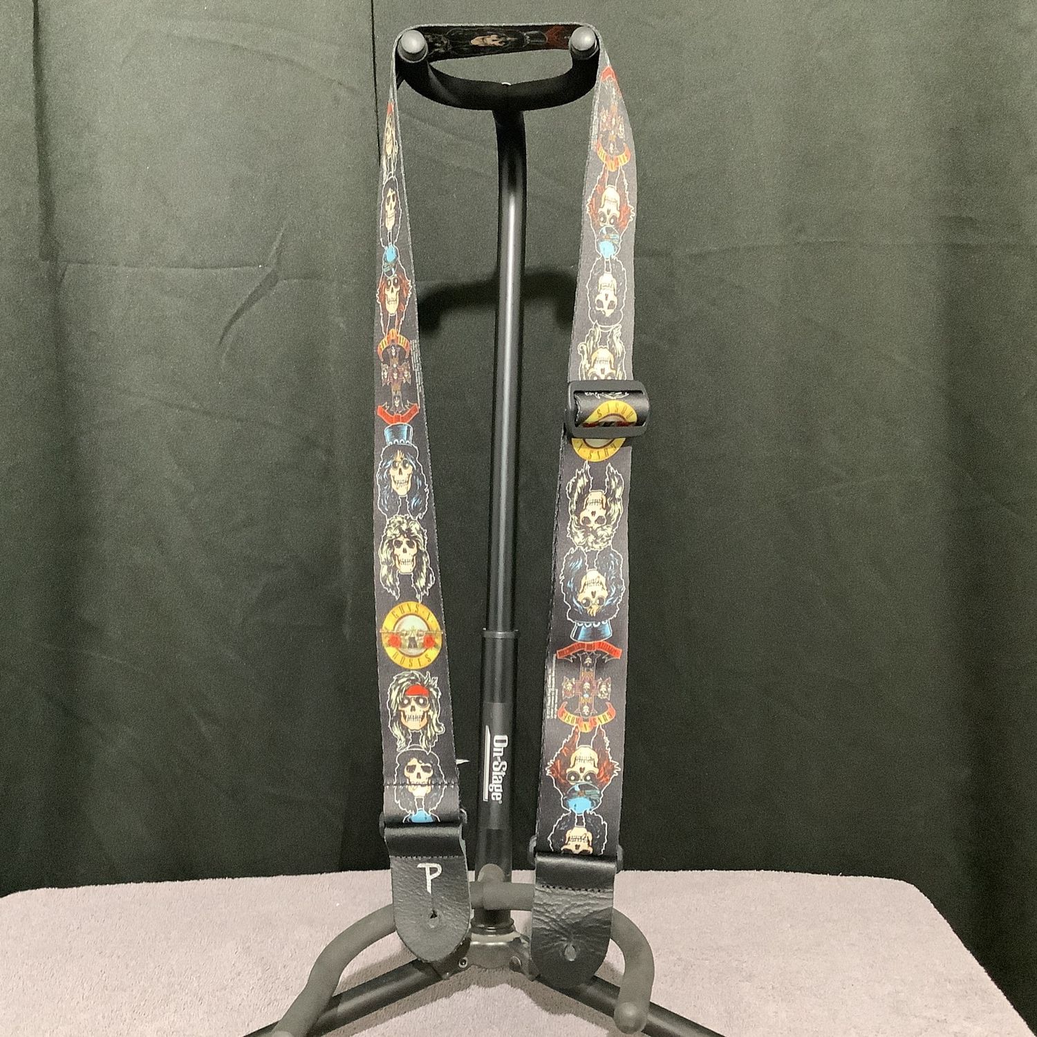 Perri's Leather Guns n Roses Guitar Strap