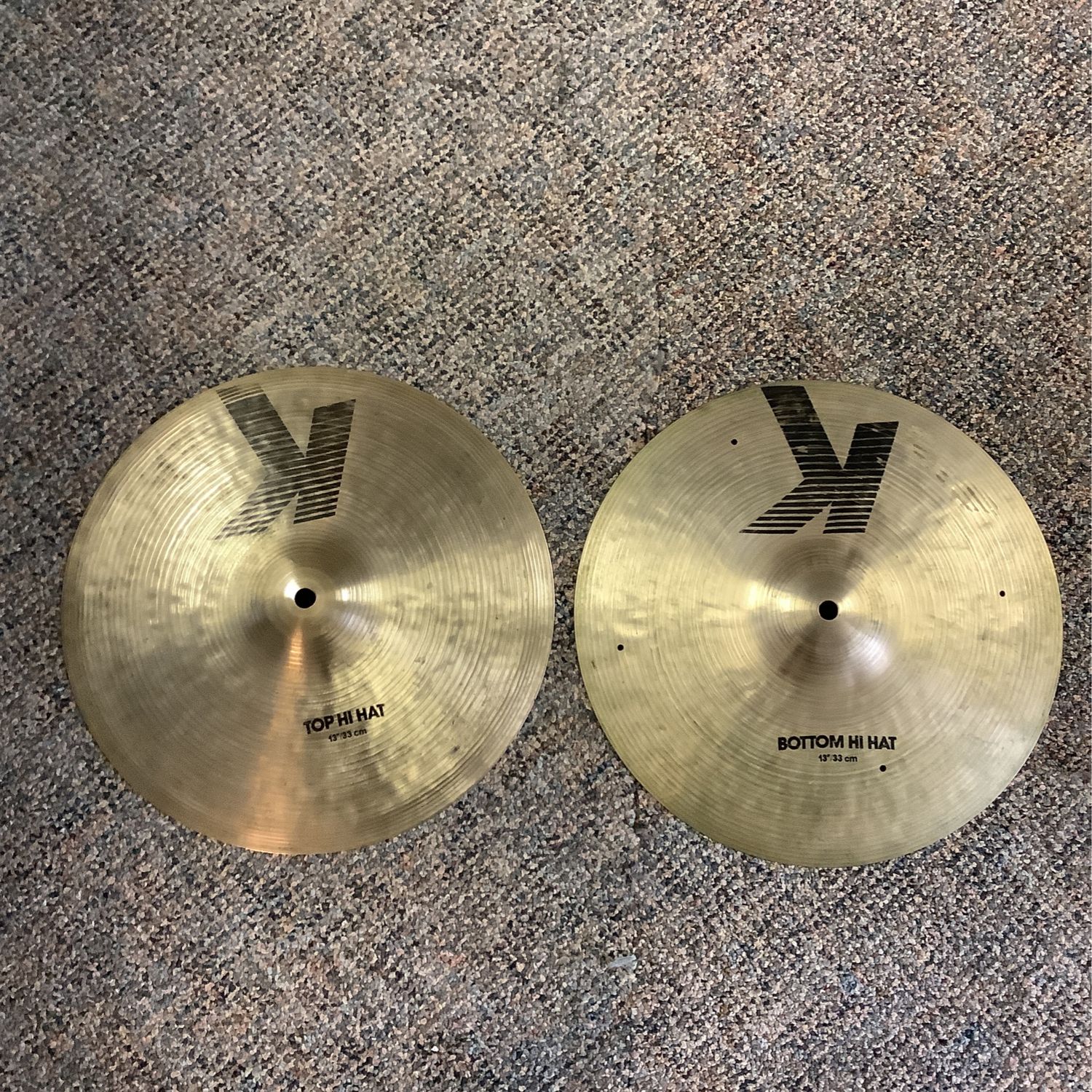 13" Zildjian K Hi Hats w/Holes