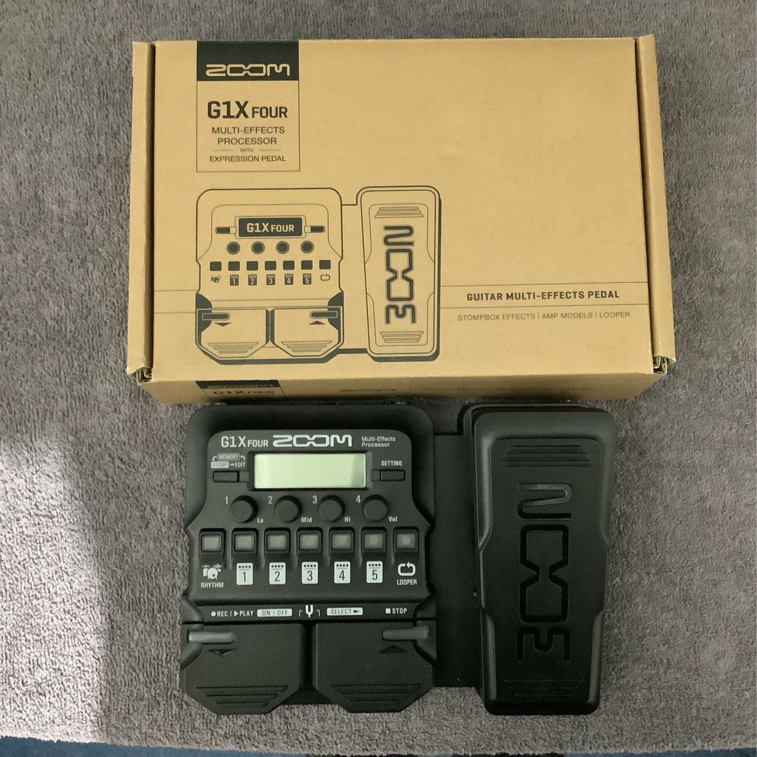 Zoom G1X Four Multi-Effects Processor Guitar Pedal