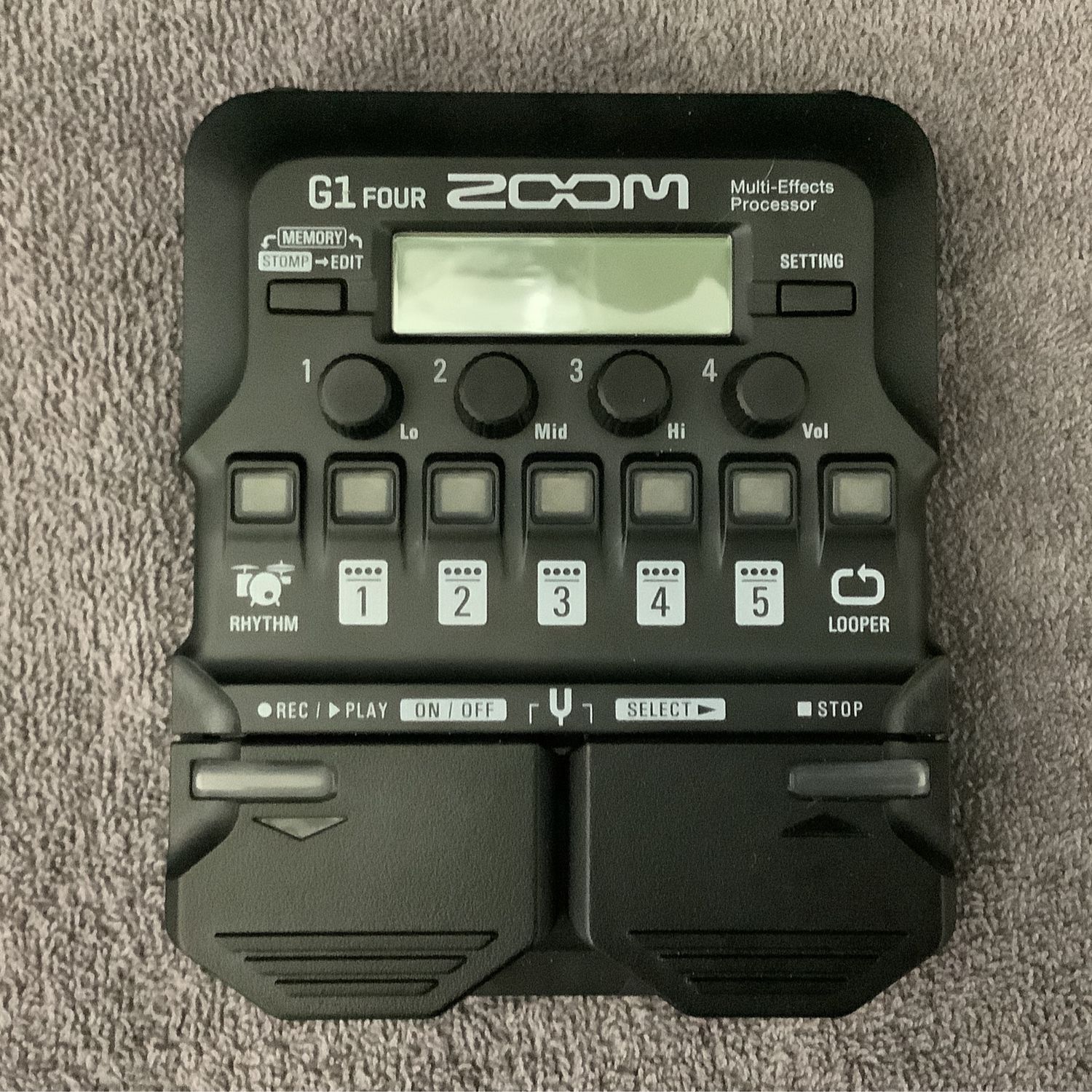 Zoom G1 Four Multi-Effects Processor Guitar Pedal