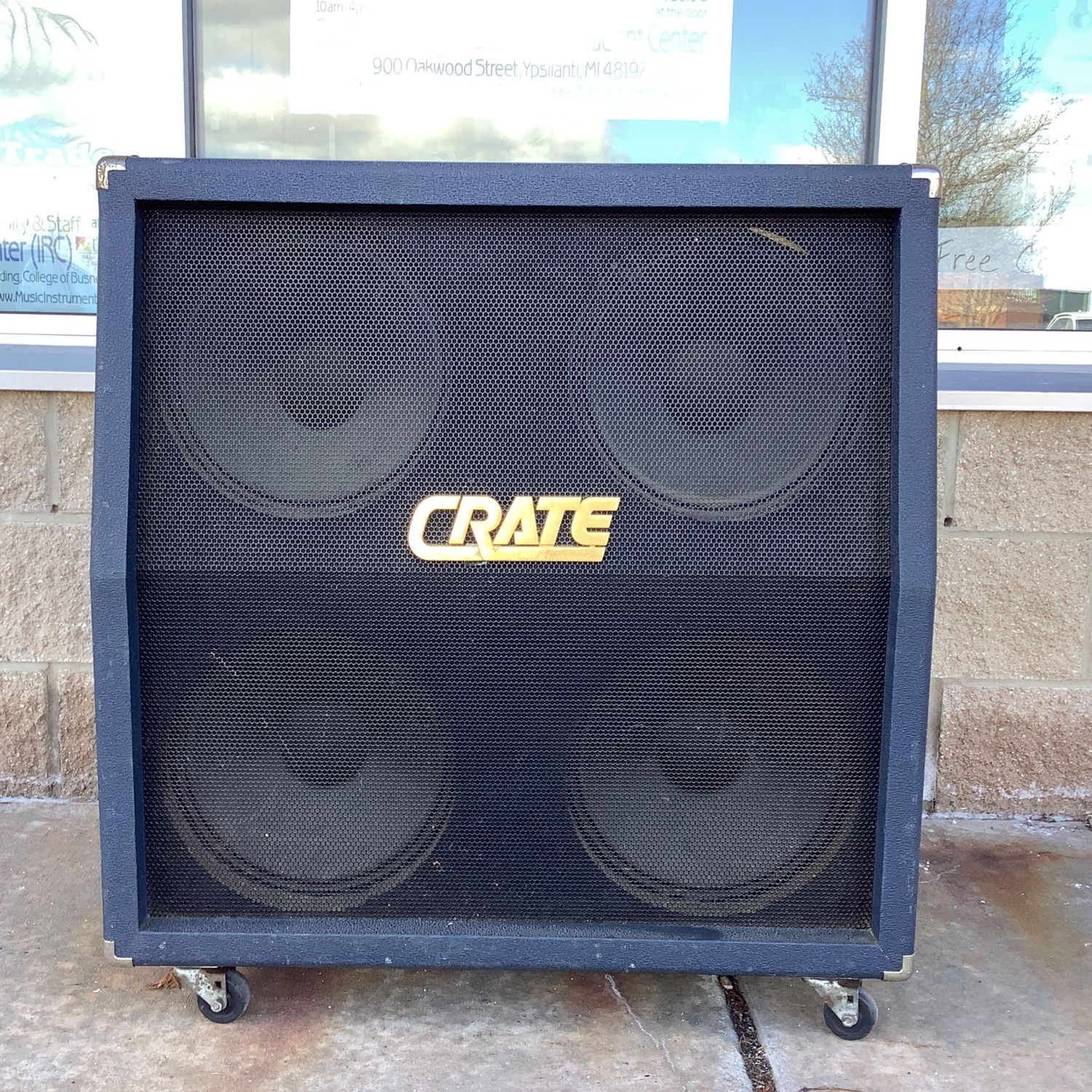 Crate BV412S Blue Voodoo Angled Guitar Cabinet