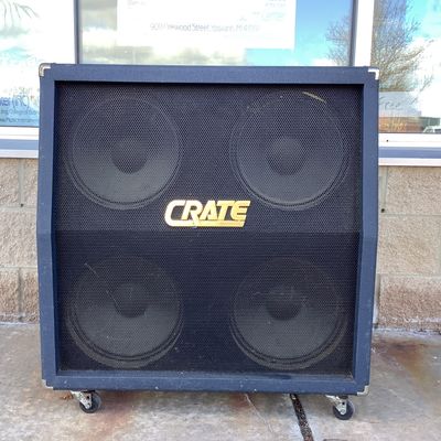 Crate BV412S Blue Voodoo Angled Guitar Cabinet