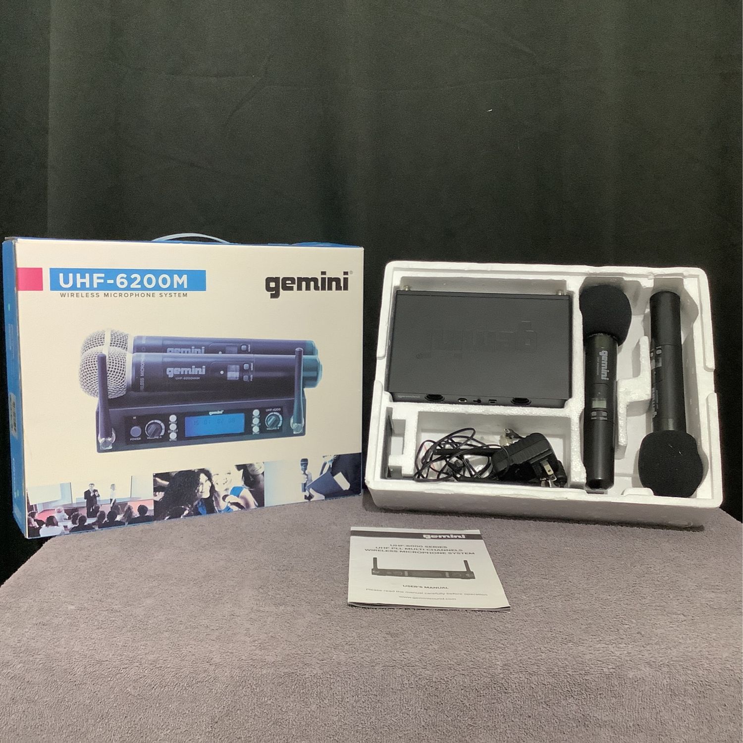 Gemini UHF-6200M Wireless Microphone System