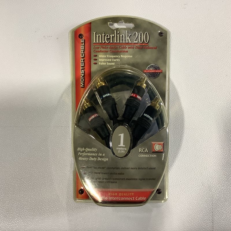 Monster Cable Interlink 200 Audio Interconnect Cable