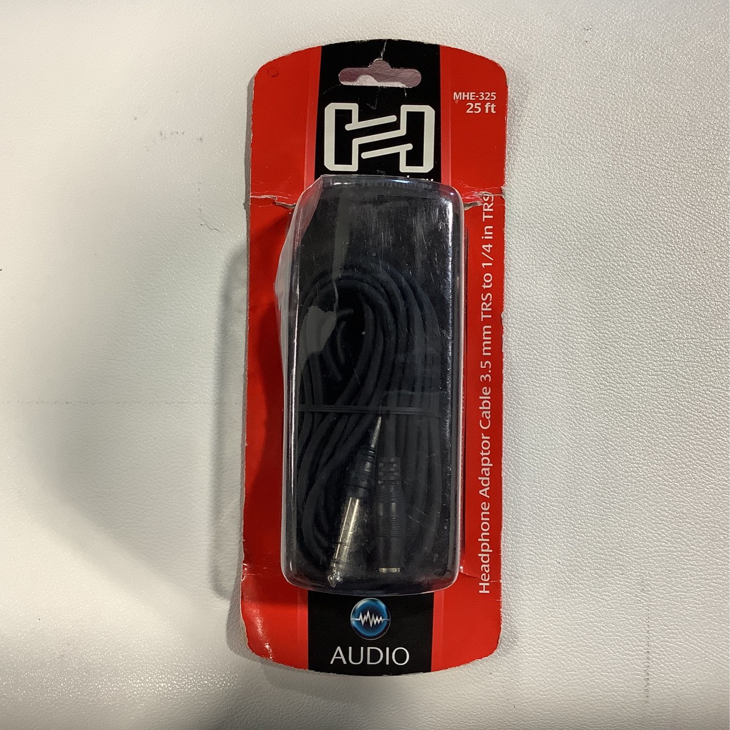 Hosa 25ft Headphone Adaptor Cable 3.5 mm TRS to 1/4 in TRS