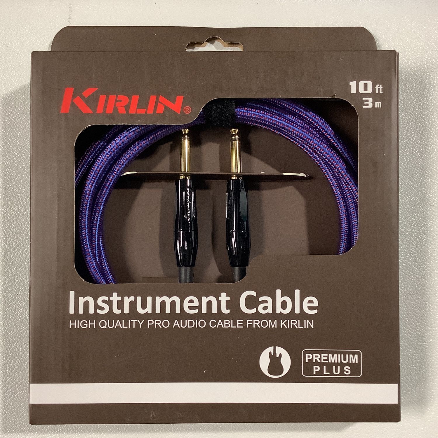 Kirlin Instrument Cable 10ft (Blue)
