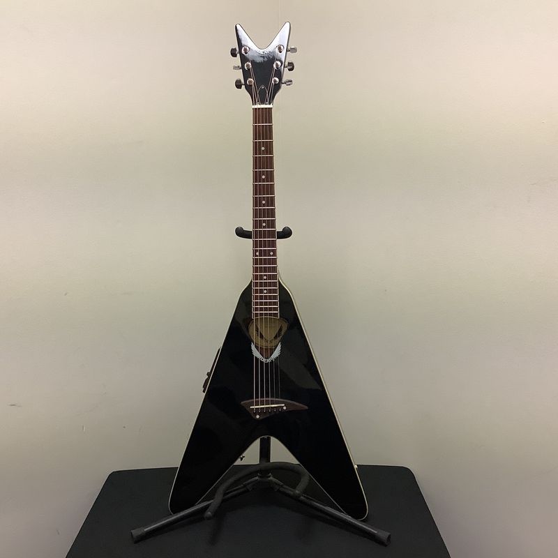 Dean VCO-CBK Acoustic/Electric Flying V Guitar
