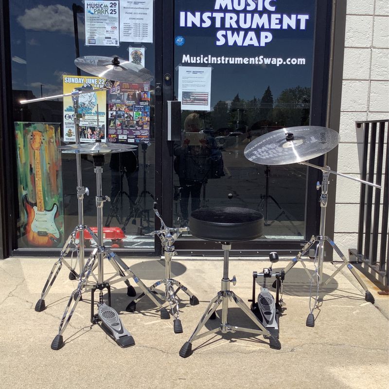 Donner Drum Hardware Package w/Cymbals & Stool