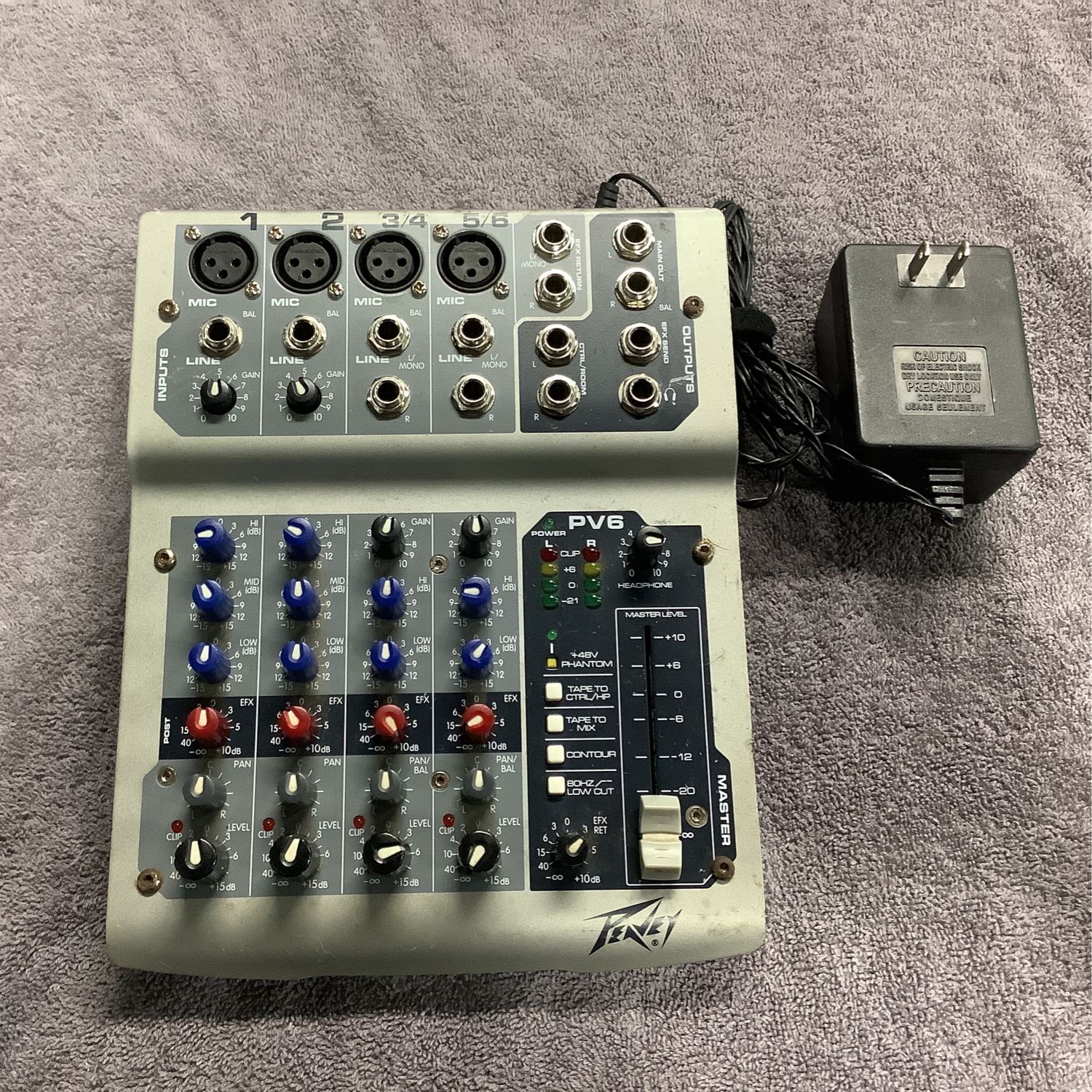 Peavey V6 6-Channel Compact Mixer