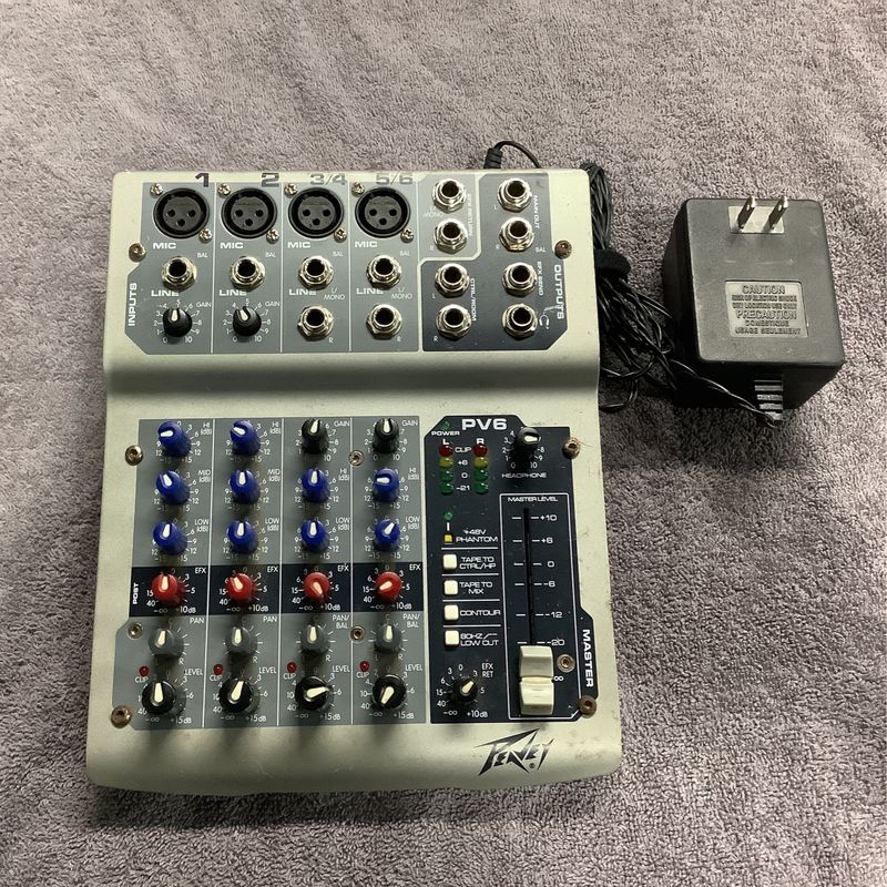 Peavey V6 6-Channel Compact Mixer