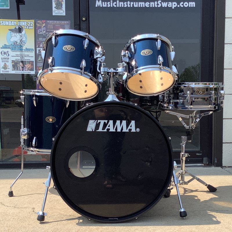 Tama Imperialstar 10/12/14/22, 14" x 5 1/2" Snare, w/Snare Stand Drum Set
