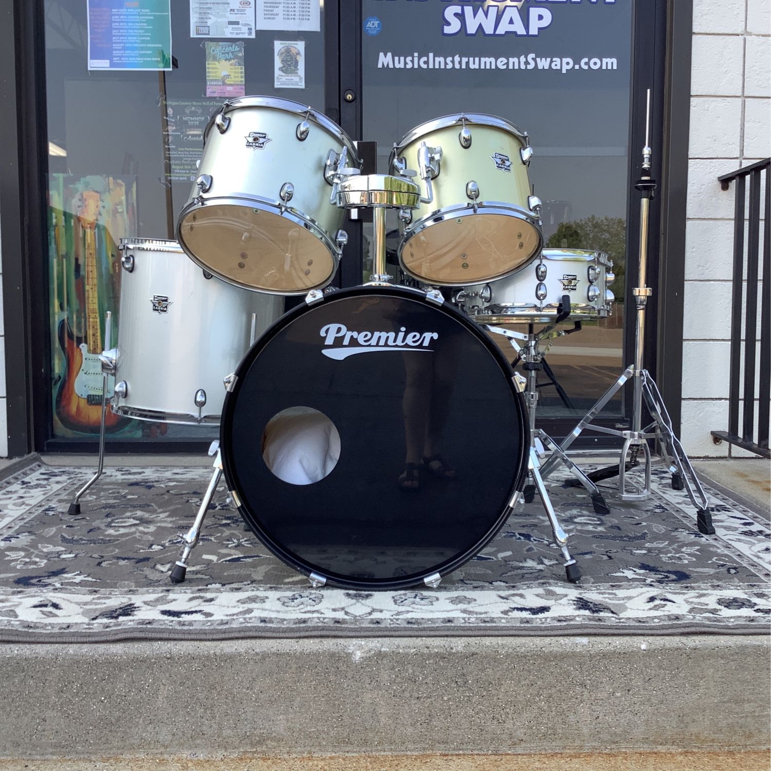 Premier Cabria 5-Piece Drum Kit w/Hardware 12/13/16/22 & 14" x 5" Snare