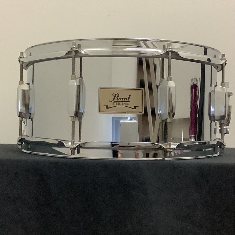 Pearl 14" x 6 1/2" Steel Snare Drum