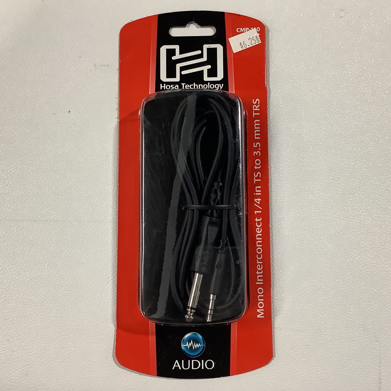 Hosa Technology Mono Interconnect 1/4 in TS to 3.5 mm TRS