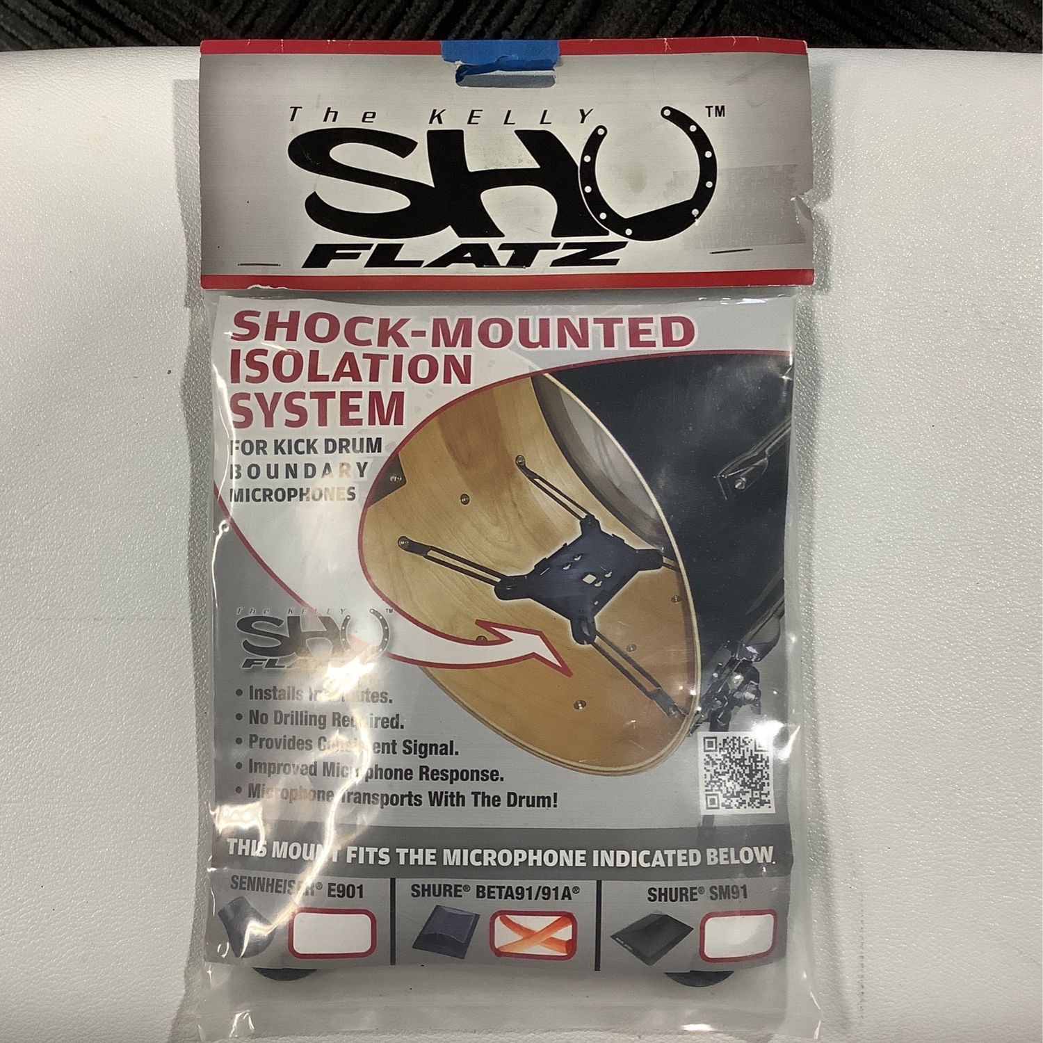 The Kelly Shu Flatz Shock-Mounted Isolation System for Kick Drum