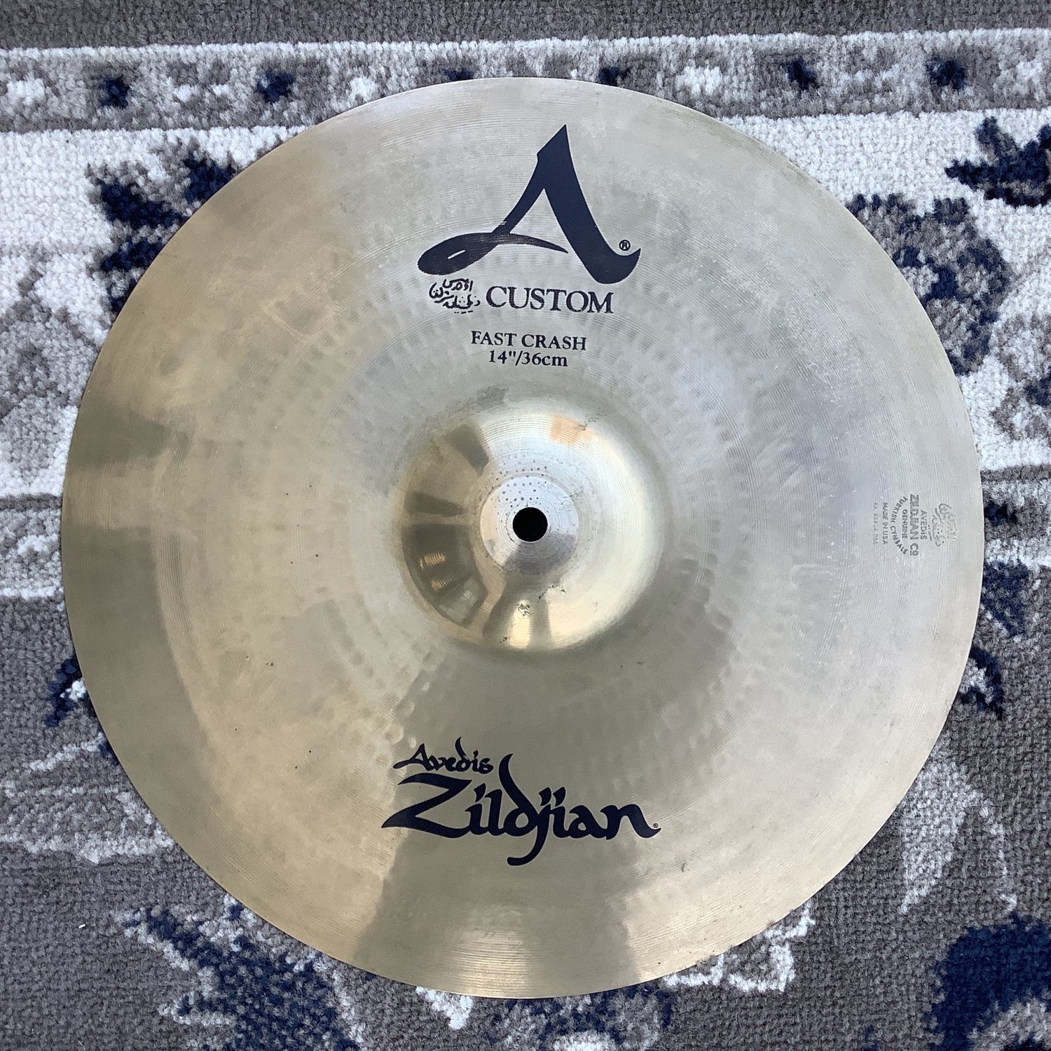 14" Zildjian A Custom Fast Crash Cymbal