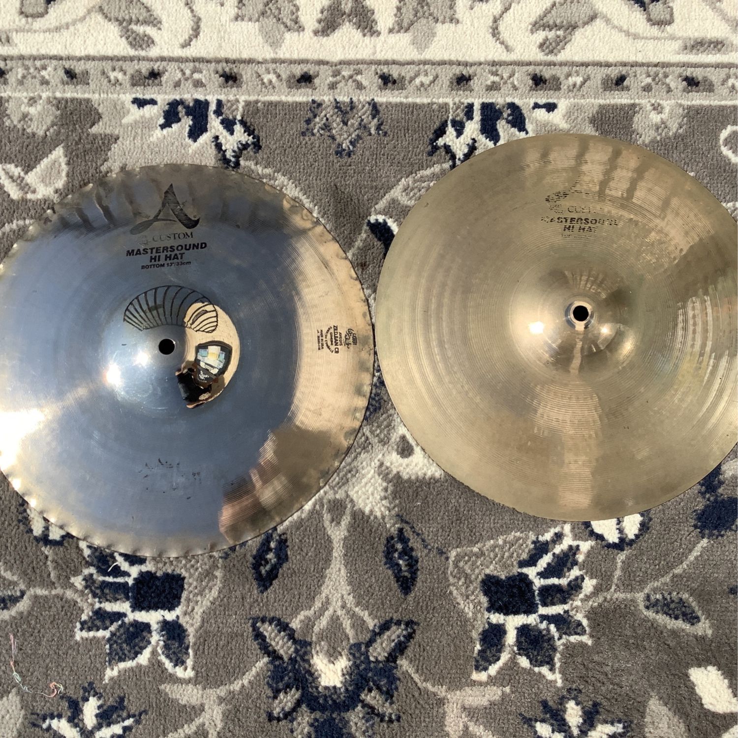 13" Zildjian A Custom Mastersound Hi-Hats