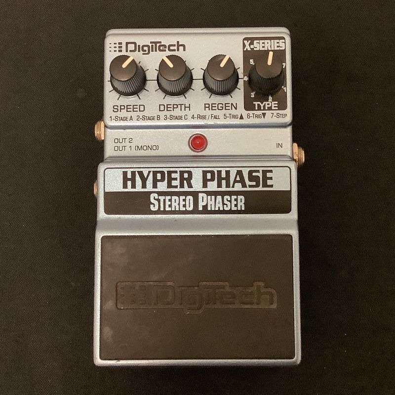DigiTech X-Series Hyper Phase Stereo Phaser Guitar Pedal