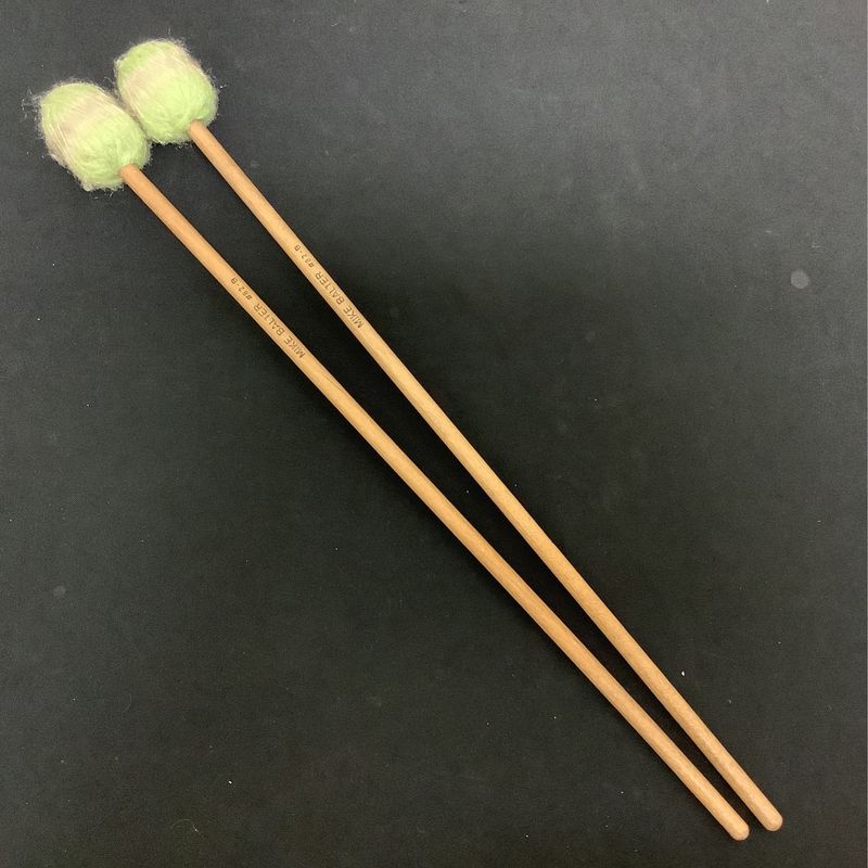 Mike Balter 82R-B Yarn Medium Hard Marimba Mallets - Green